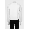 White cardigan with tag