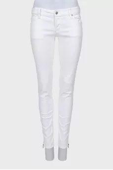 Белые джинсы skinny fit