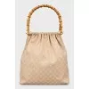 Bucket bag in signature print