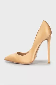 Textile high heels