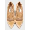 Textile high heels