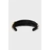 Black hoop with decor