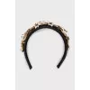 Black hoop with decor