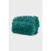 Crossbody bag decorated with fur