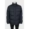 Men's blue down jacket