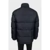 Men's blue down jacket
