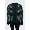 Sweater with buttons on the back
