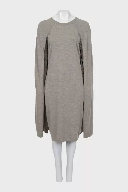 Wool slip dress