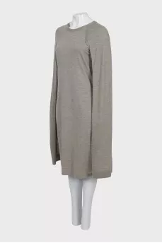 Wool slip dress