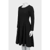 Black dress with long sleeves