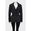 Black fitted jacket