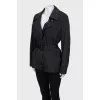 Black fitted jacket