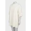 Oversized T-shirt with tag