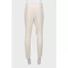 Men's linen trousers with arrows