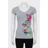 T-shirt decorated with bows