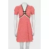 Printed dress decorated with bows
