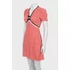 Printed dress decorated with bows