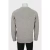 Men's wool cardigan