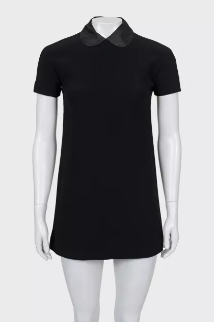 A-line dress with collar