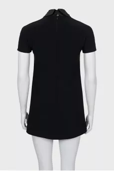 A-line dress with collar