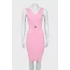 Pink bodycon dress