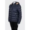 Quilted jacket with detachable hood