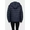 Quilted jacket with detachable hood