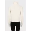 Beige turtleneck sweater