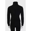 Black turtleneck sweater