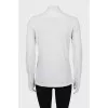 Light gray long sleeve with print