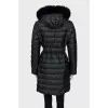Slim fit quilted down jacket