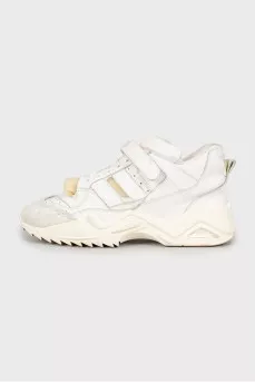 Men's chunky white sneakers
