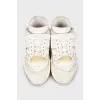 Men's chunky white sneakers
