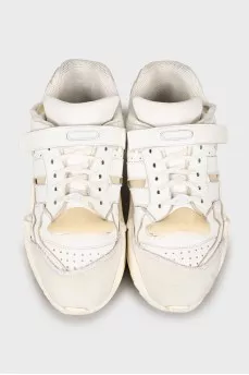 Men's chunky white sneakers