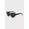 Black cat eye sunglasses