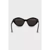 Black cat eye sunglasses