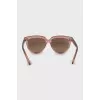 Wayfarer sunglasses in a transparent frame