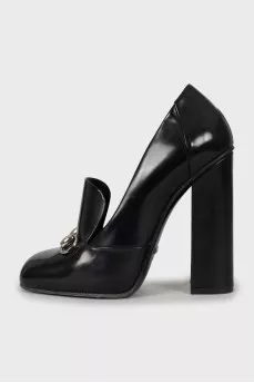 Square toe high heels