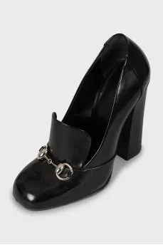 Square toe high heels
