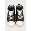 Men's sneakers made of leather and textile