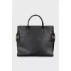 Tote bag decorated with studs