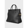 Tote bag decorated with studs