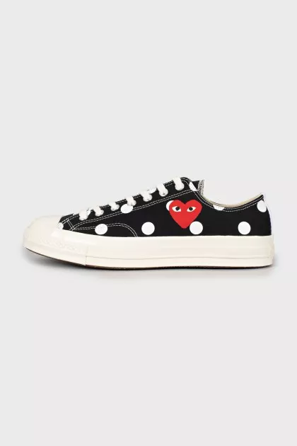 Men's sneakers with polka dots