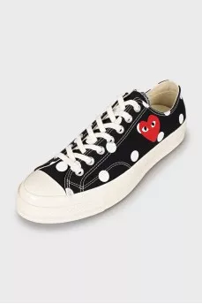 Men's sneakers with polka dots
