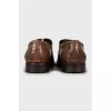 Men's brown leather shoes
