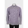 Men's plaid shirt with tag