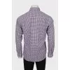 Men's plaid shirt with tag