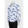 Men's fitted shirt in floral print