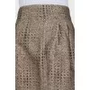 Gold tapered skirt