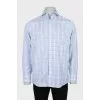 Men's plaid shirt with tag